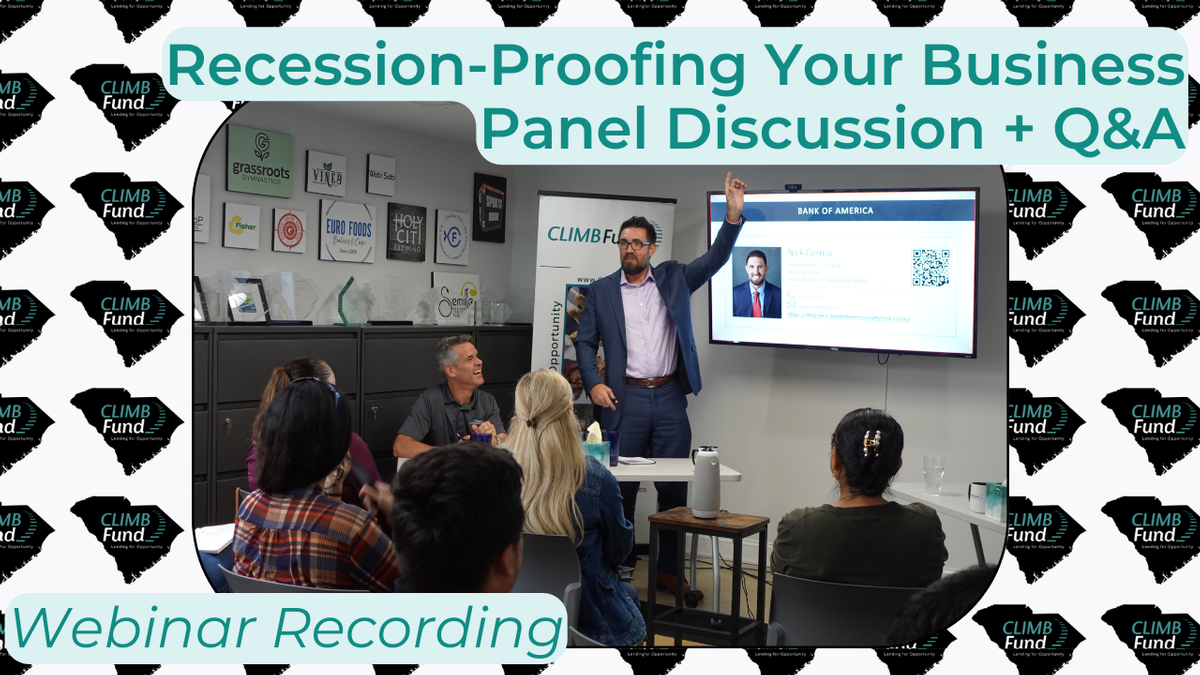 Miss out on our Recession-Proofing Your Business Panel Discussion + Q&A?